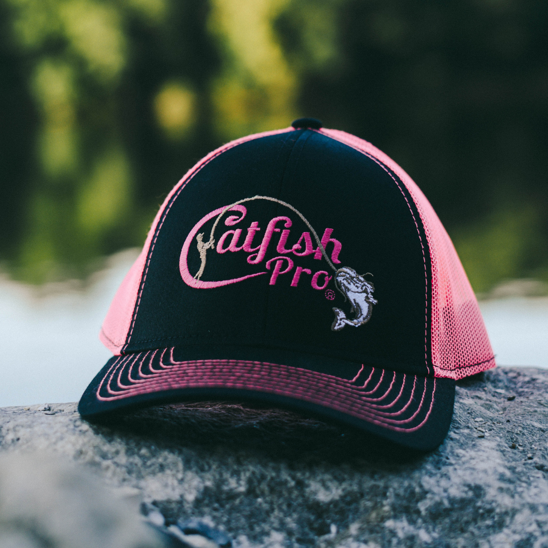 Tournament Series Pink Snapback Hat - Catfish Pro
