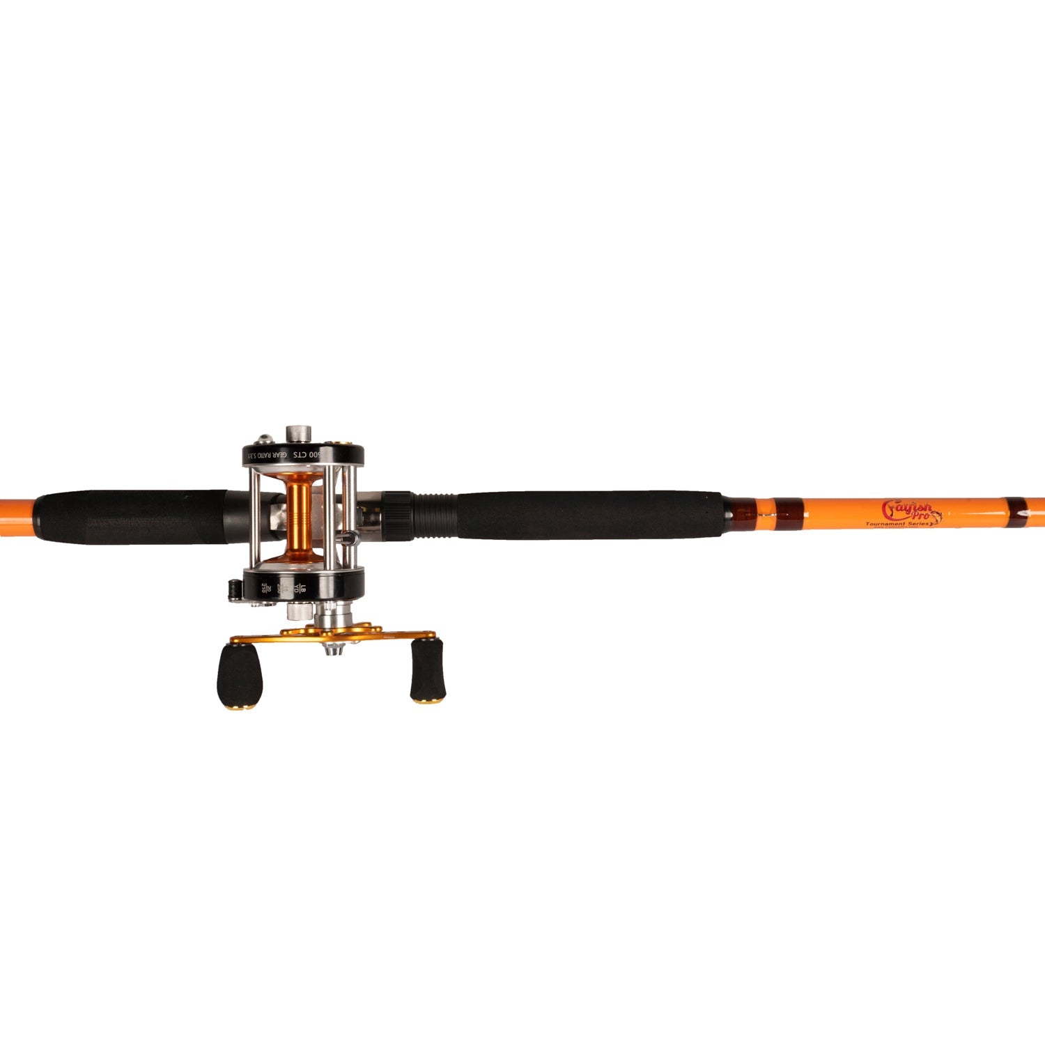 600CTS Round Baitcaster Rod and Reel Combo - Catfish Pro