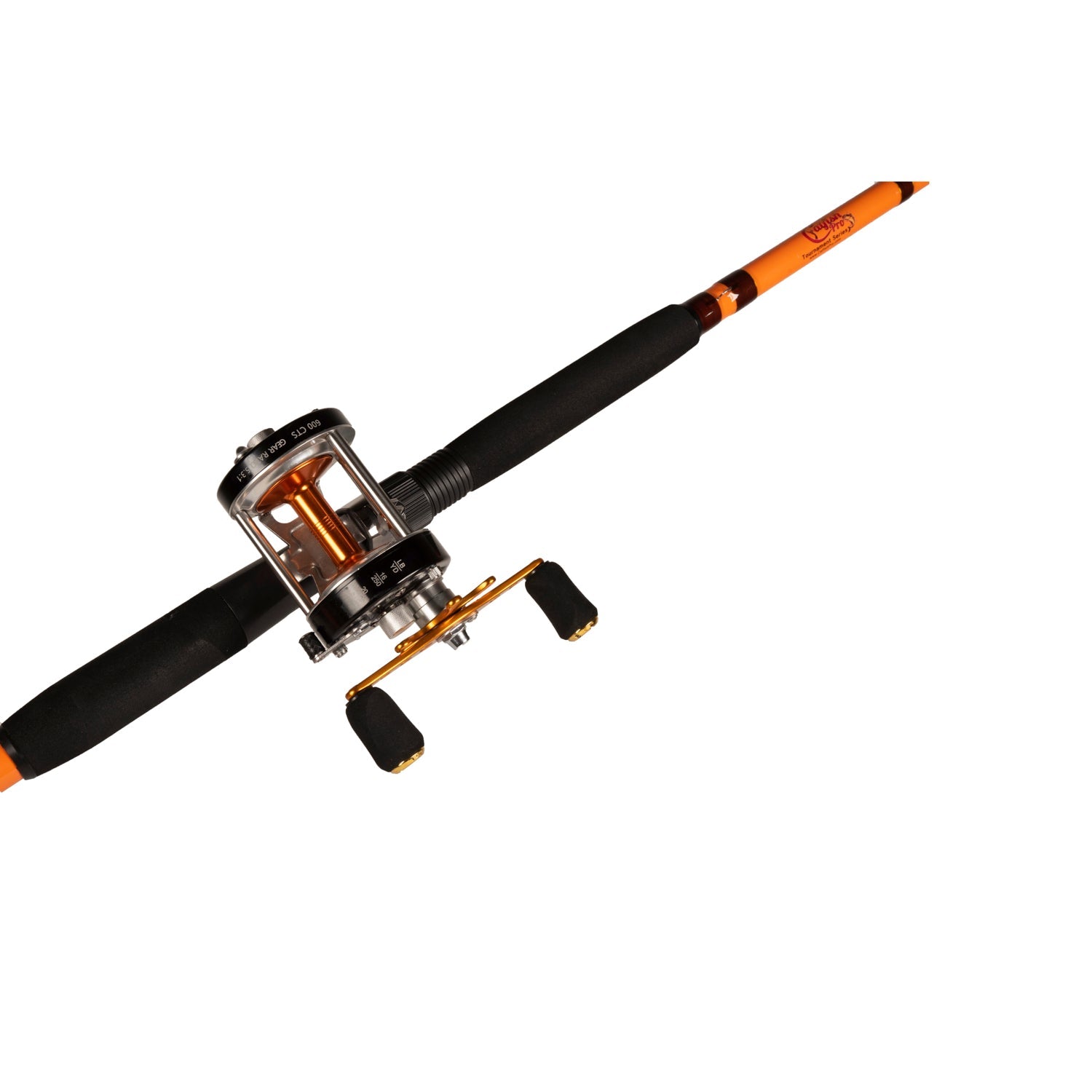 600CTS Round Baitcaster Rod and Reel Combo - Catfish Pro