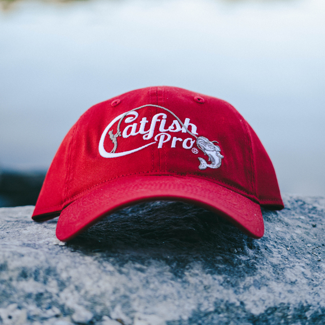 Tournament Series Red Dad Hat - Catfish Pro