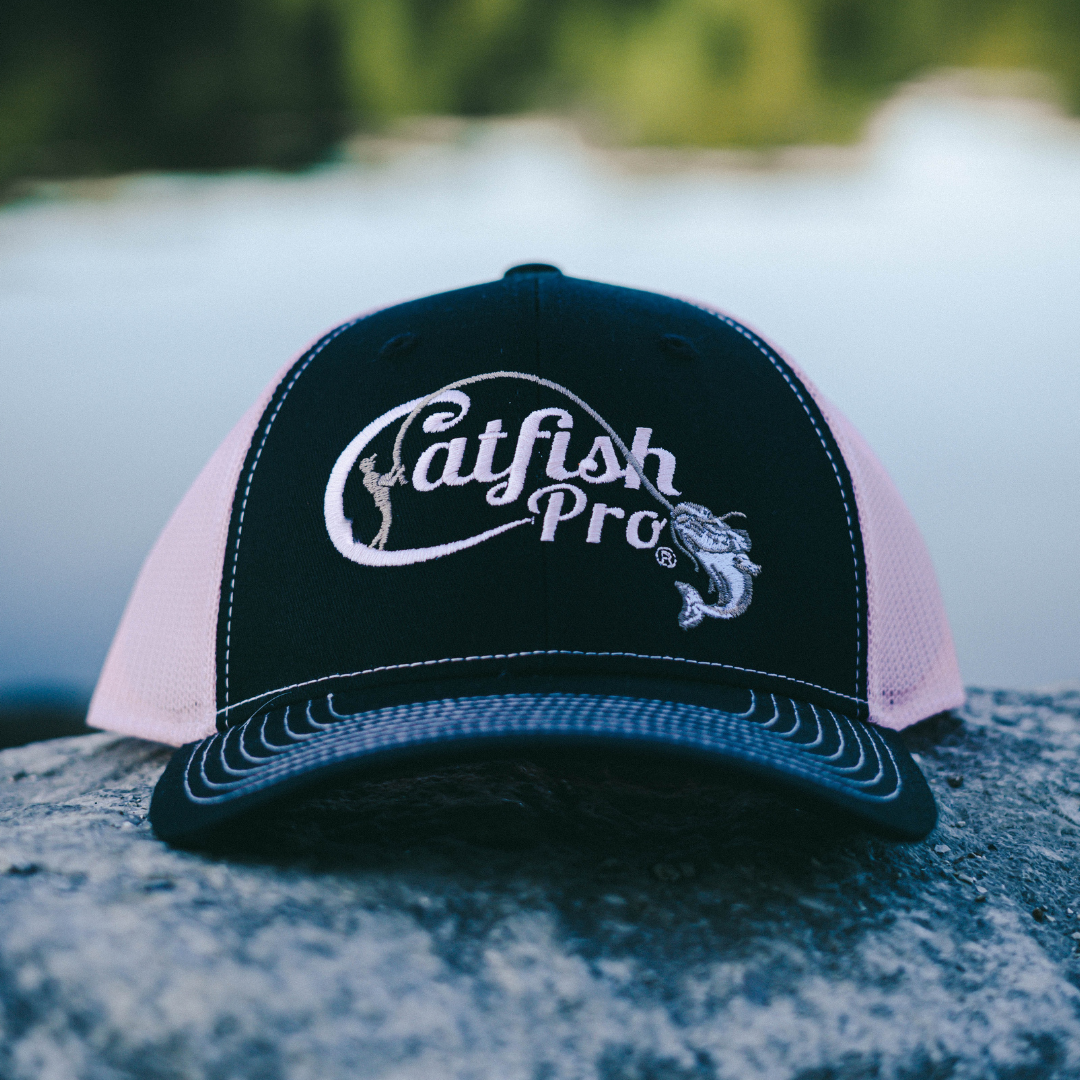 Tournament Series Light Pink Snapback Hat - Catfish Pro