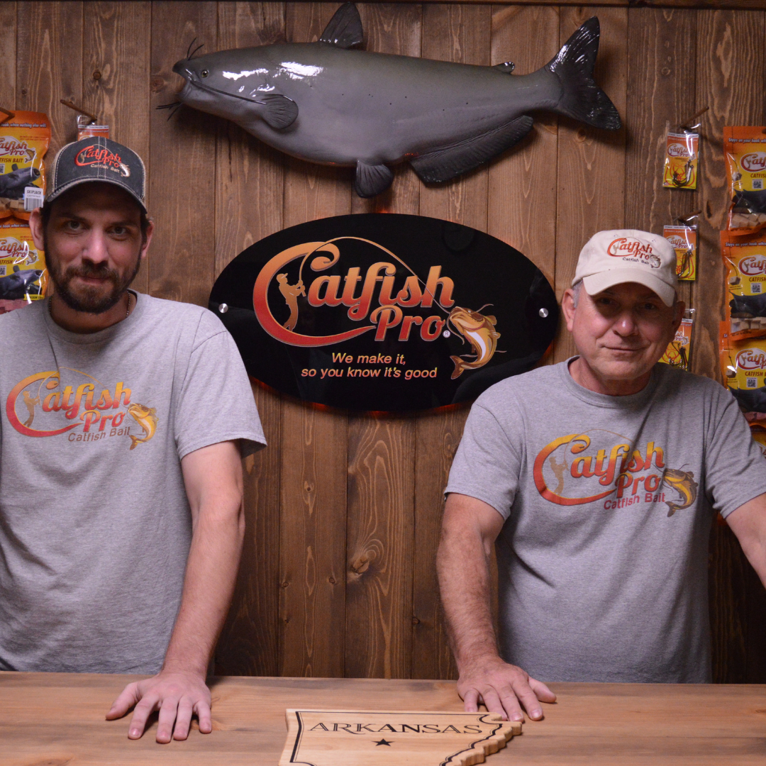 Mike Baker and Mitch Baker with Catfish Pro