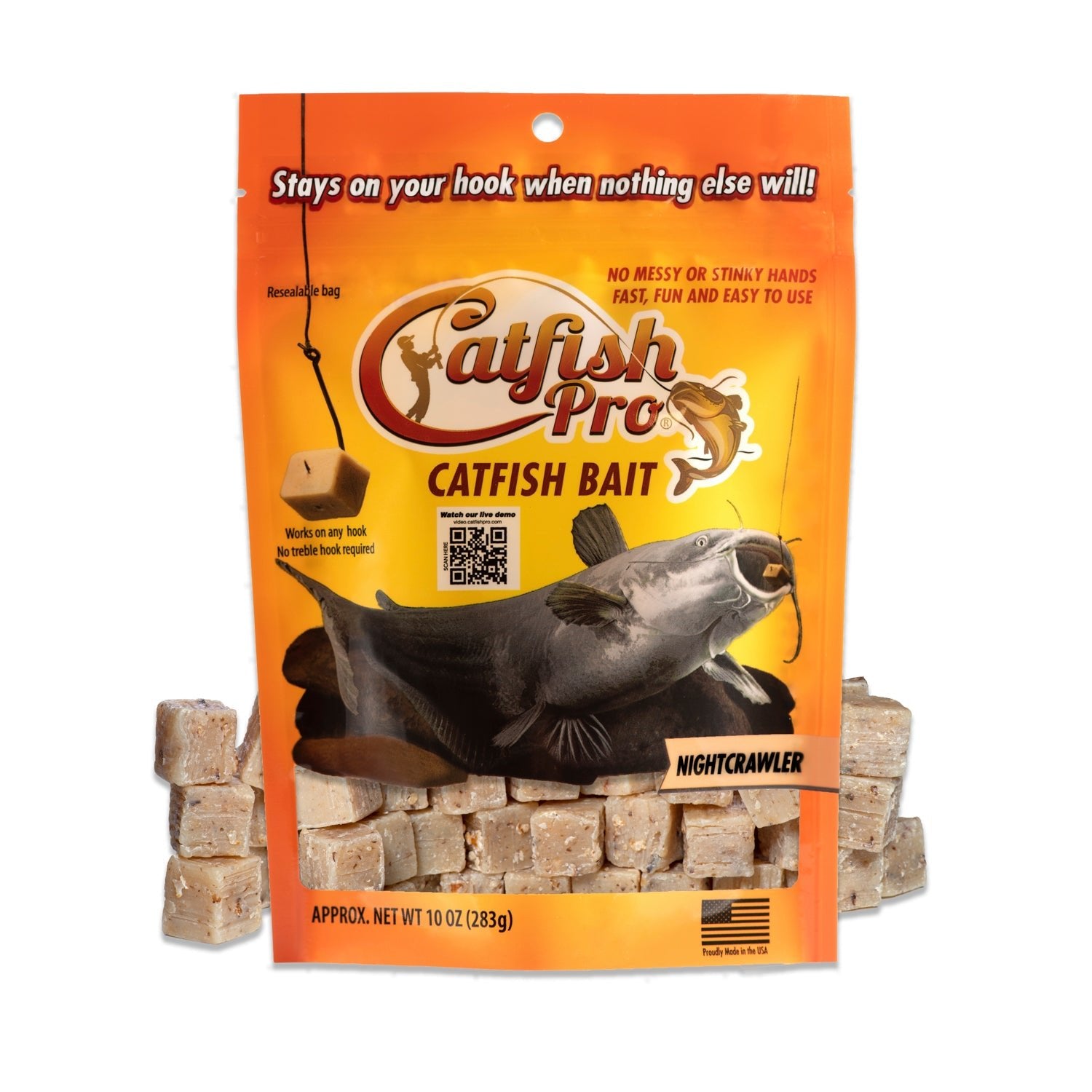 Nightcrawler Catfish Bait - Catfish Pro