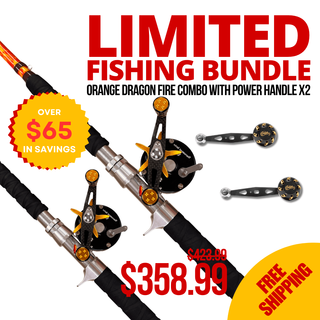 Orange Dragon Fire Combo with Power Handle x2 Bundle I Catfish Pro