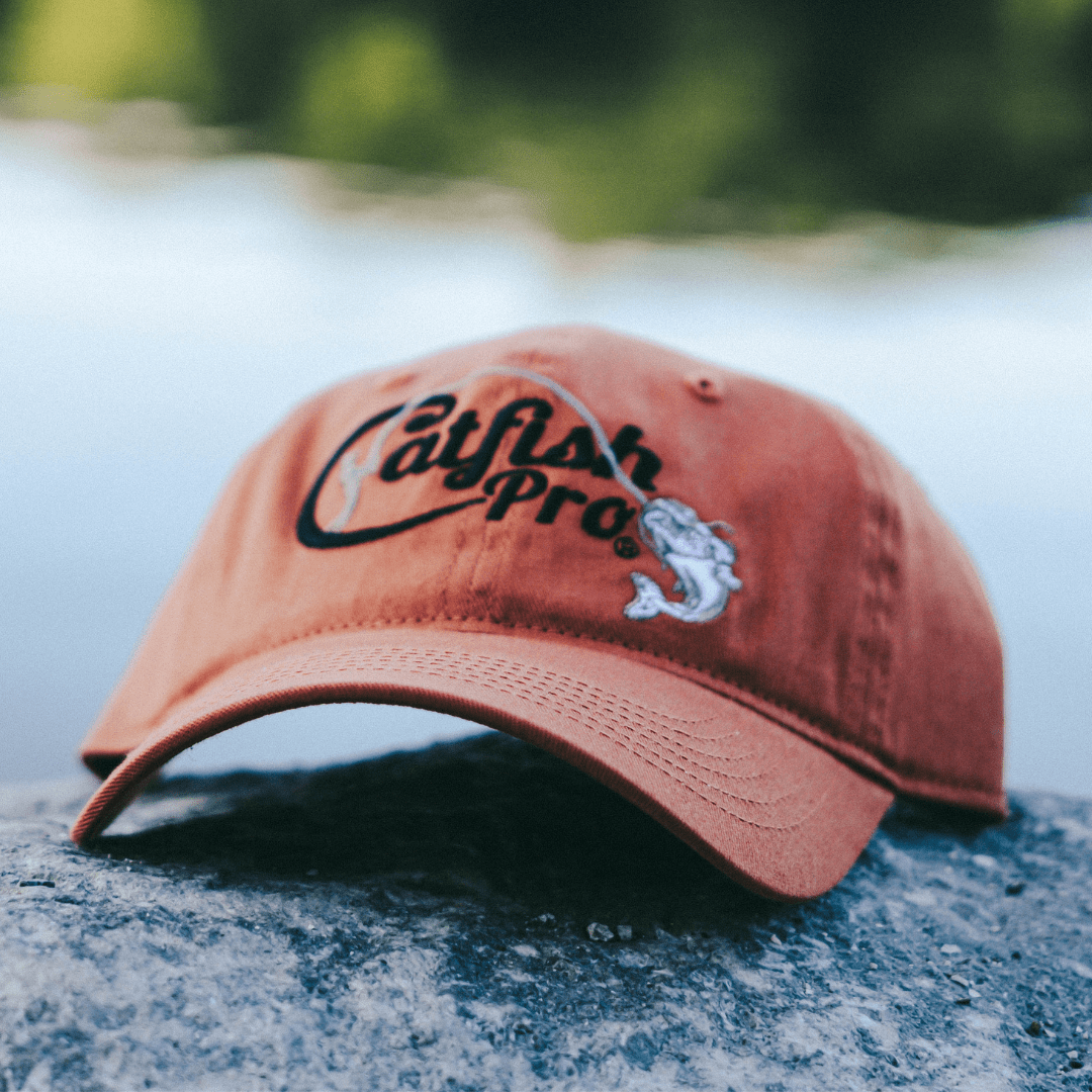 Tournament Series Orange Dad Hat - Catfish Pro