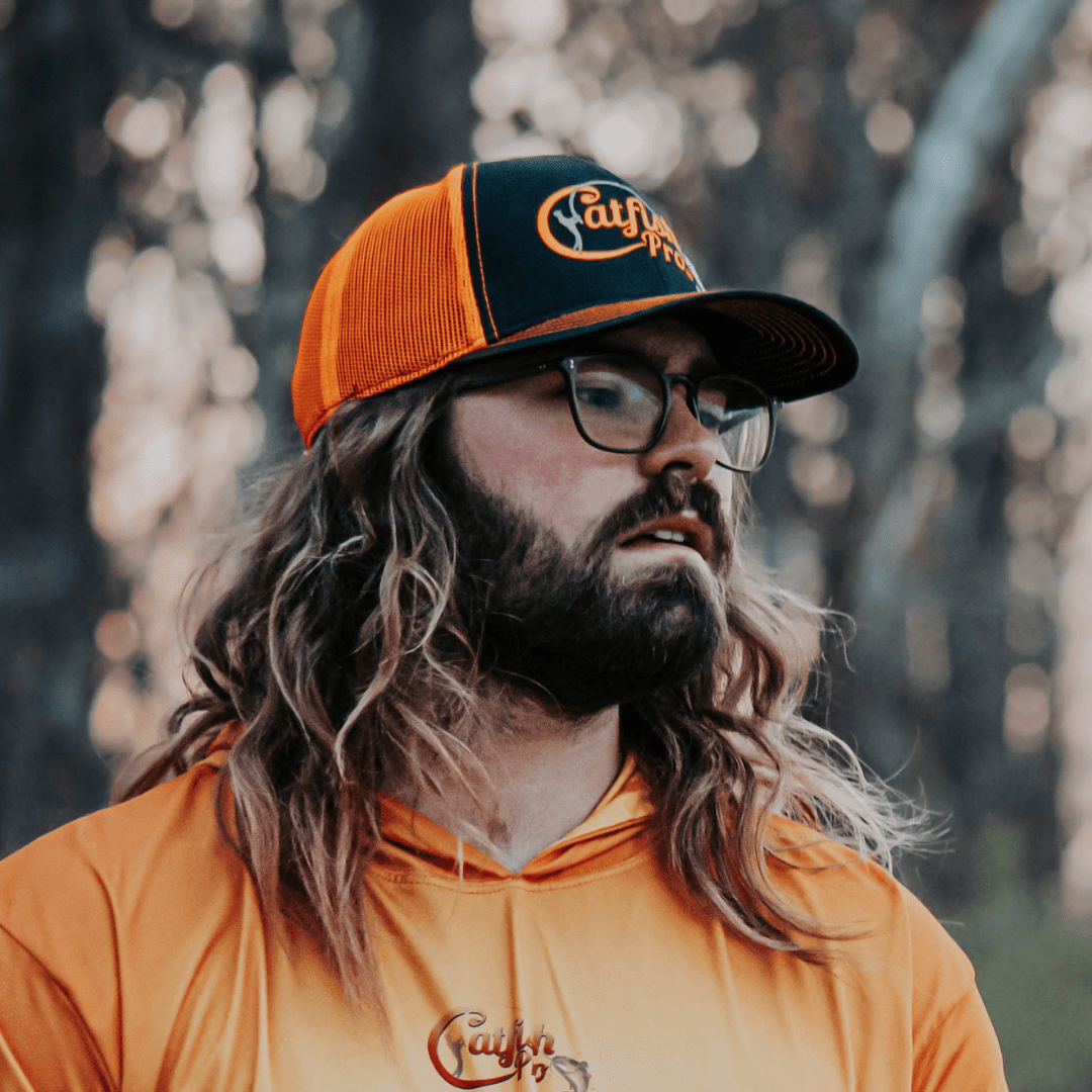 Tournament Series Orange Snapback Hat - Catfish Pro