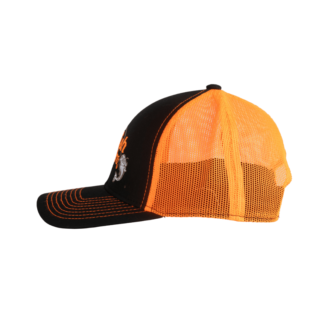 Tournament Series Orange Snapback Hat - Catfish Pro
