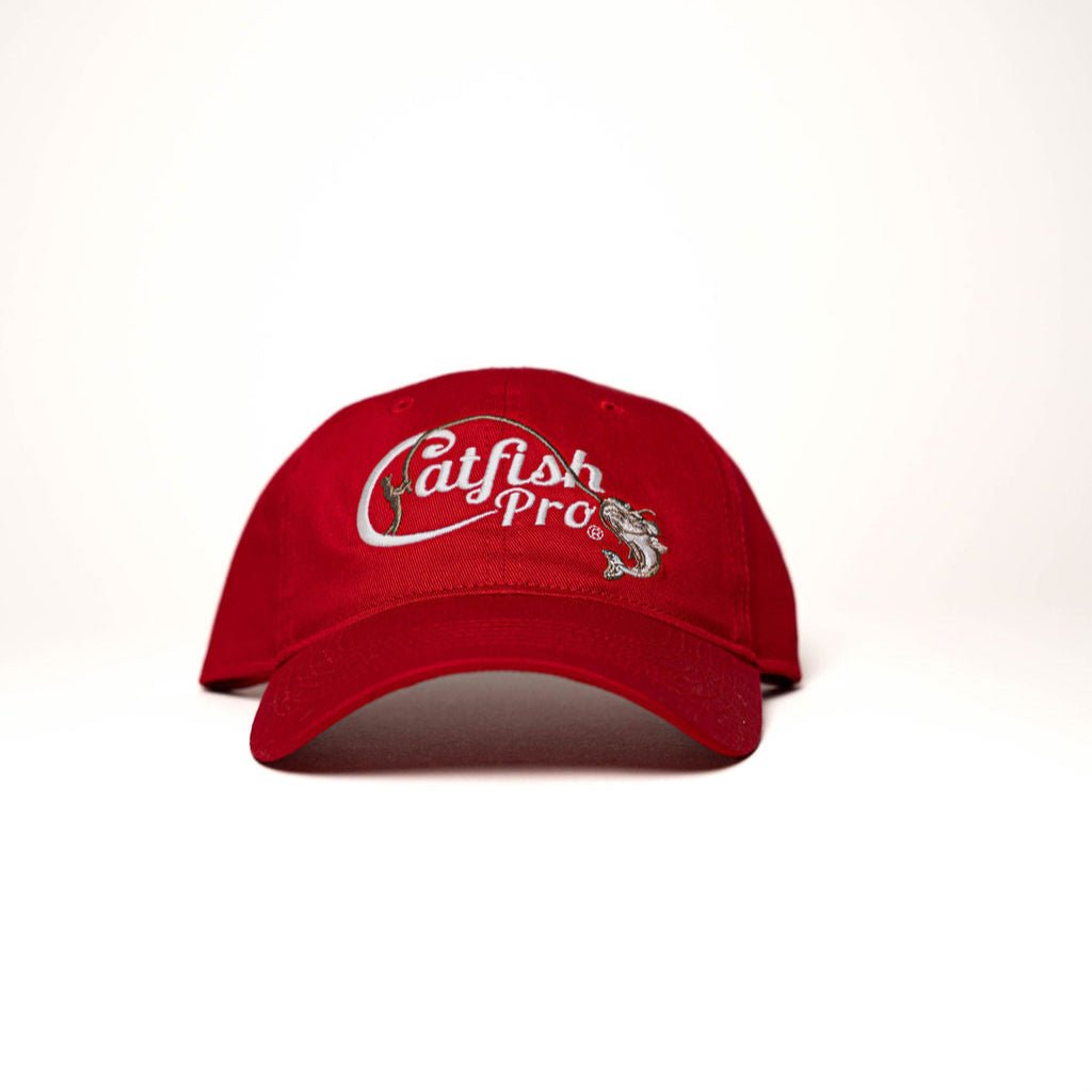 Tournament Series Red Dad Hat - Catfish Pro