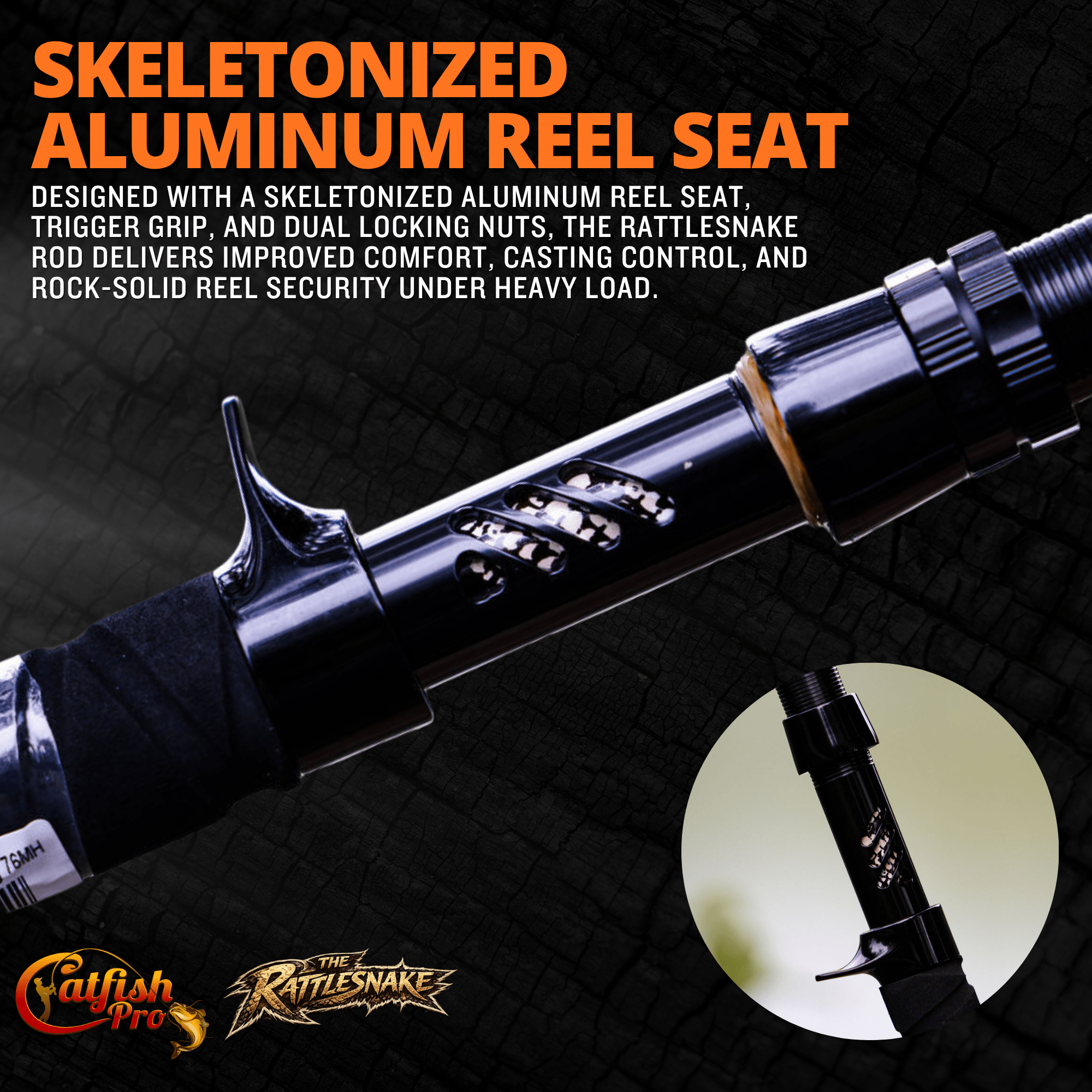 1 of 220 The Rattlesnake Casting Rod - Limited Edition Rod - Catfish Pro