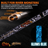1 of 220 The Rattlesnake Spinning Rod - Limited Edition Rod - Catfish Pro