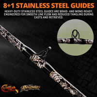1 of 220 The Rattlesnake Spinning Rod - Limited Edition Rod - Catfish Pro