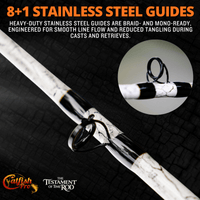 1 of 220 The Testament of Time Casting Rod - Limited Edition Rod - Catfish Pro