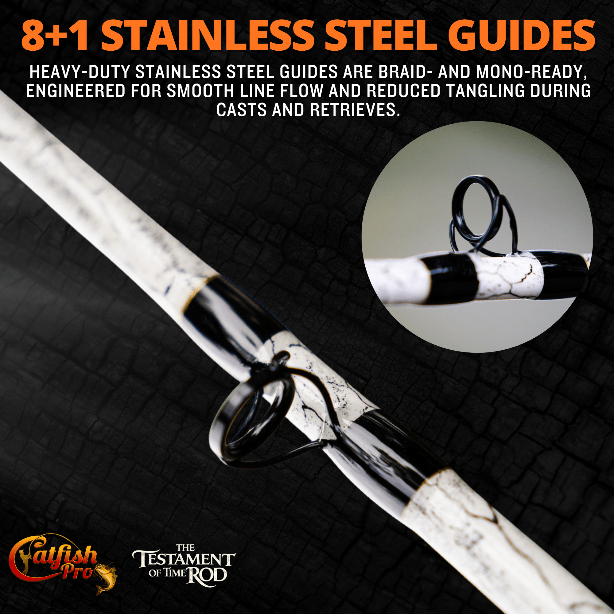 1 of 220 The Testament of Time Casting Rod - Limited Edition Rod - Catfish Pro