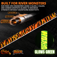 1 of 220 The Tiger Spinning Rod - Limited Edition Rod - Catfish Pro