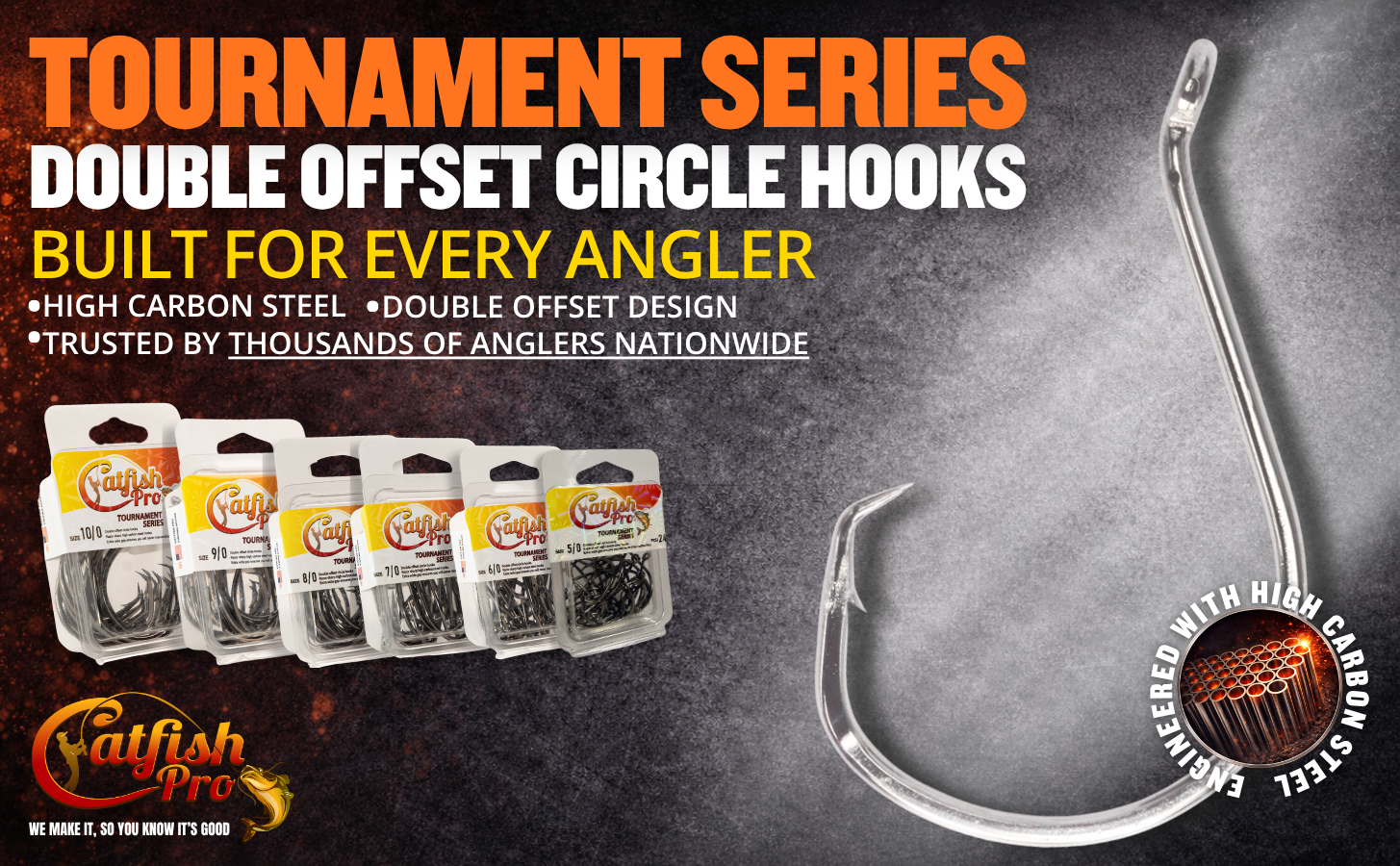 discount fish hooks Steelhead - Nano, Mosquito - Nano-Slick / #1 up ratio Double Offset Circle Hooks 5/0