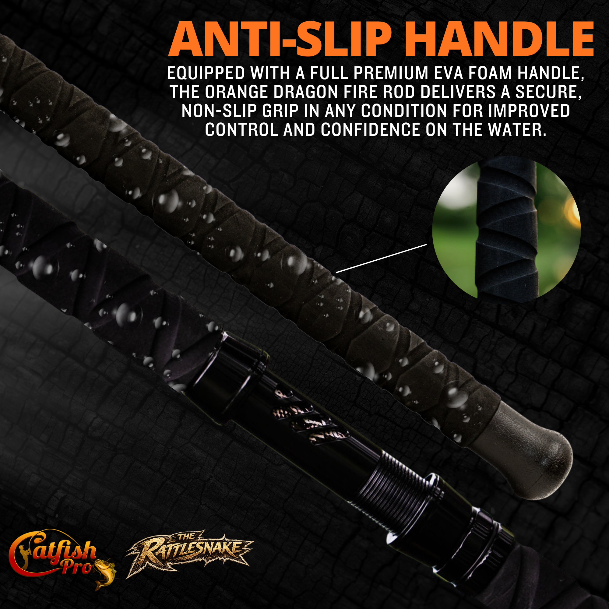1 of 220 The Rattlesnake Spinning Rod - Limited Edition Rod - Catfish Pro