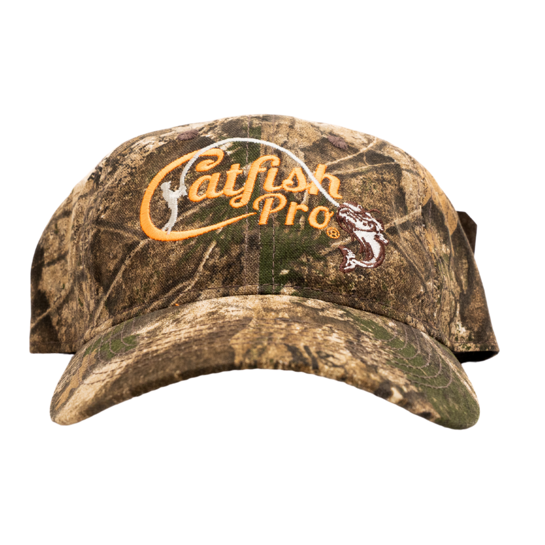 Tournament Series Real Tree Camo Solid Snapback Hat - Catfish Pro