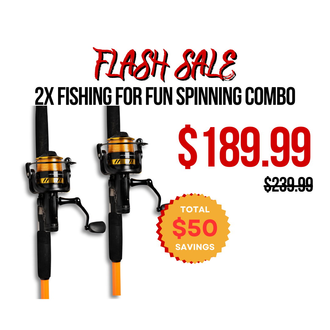 Fishing For Fun Spinning Combo x 2