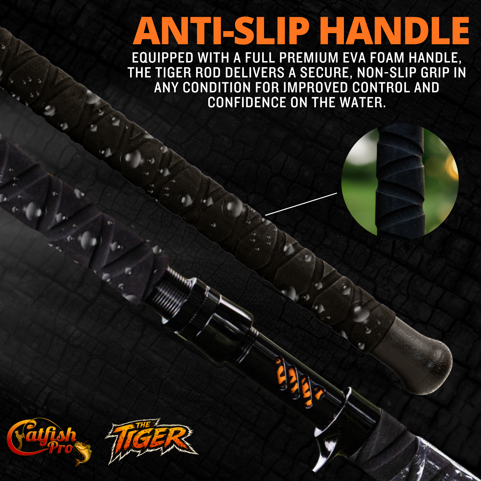 1 of 220 The Tiger Spinning Rod - Limited Edition Rod - Catfish Pro
