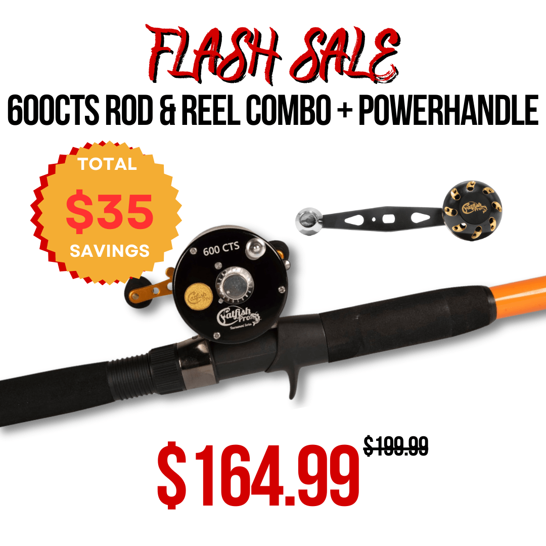 600CTS Baitcaster Combo + Powerhandle - Catfish Pro