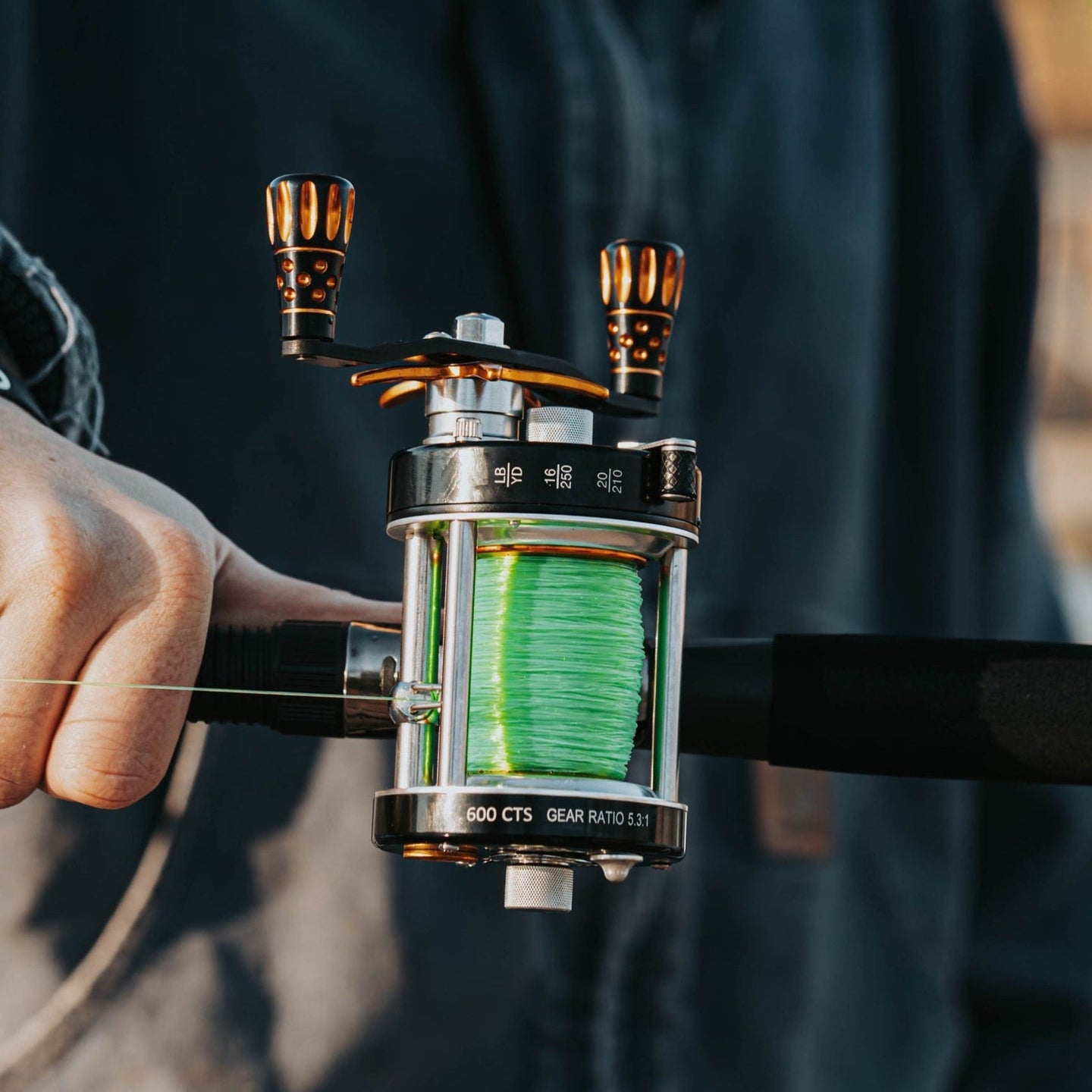 600CTS Round Baitcaster Reel - Catfish Pro