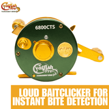6800 CTS Round Baitcaster Reel - Catfish Pro