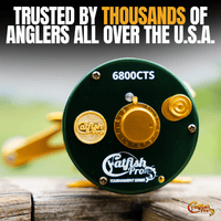 6800 CTS Round Baitcaster Reel - Catfish Pro