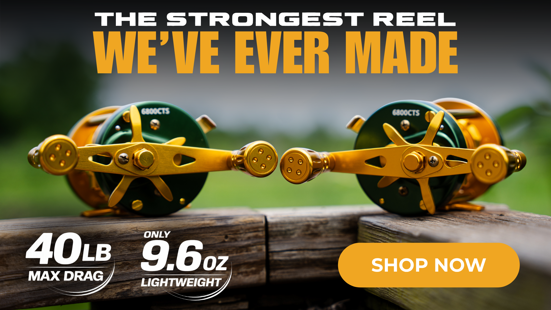 Catfish Pro 6800 CTS Round Baitcaster Reel