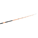 Full-length view of the Catfish Pro Catfish Orange Tournament Series Catfishing Rod, displaying its premium stainless steel guides and high-visibility pink design.