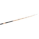 Full-length view of the Catfish Pro Catfish Orange Tournament Series Catfishing Rod, displaying its premium stainless steel guides and high-visibility pink design.