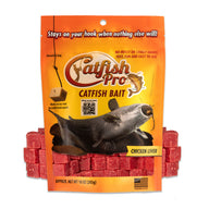 Chicken liver catfish pro square bait