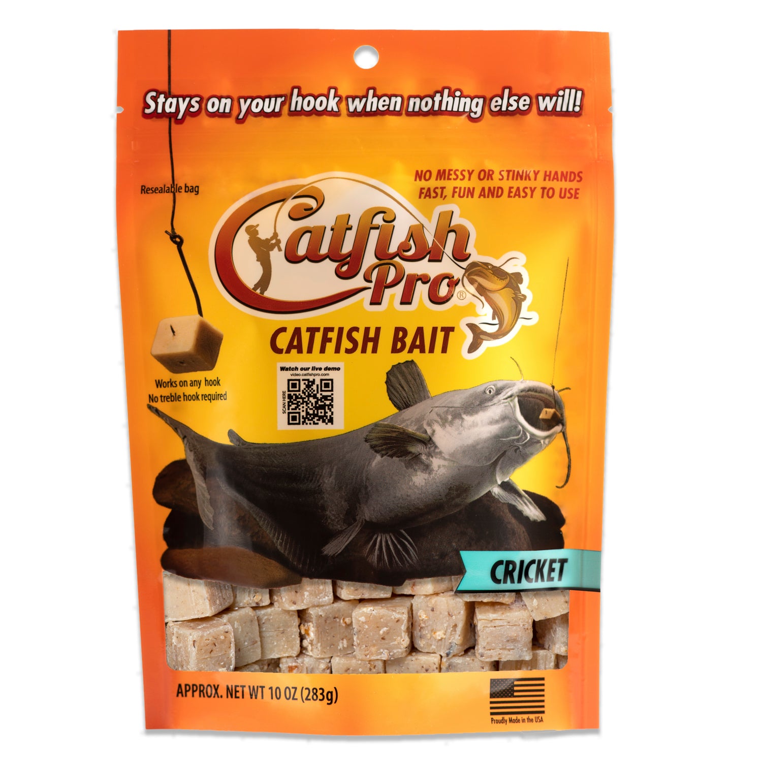 cricket catfish pro square bait package 
