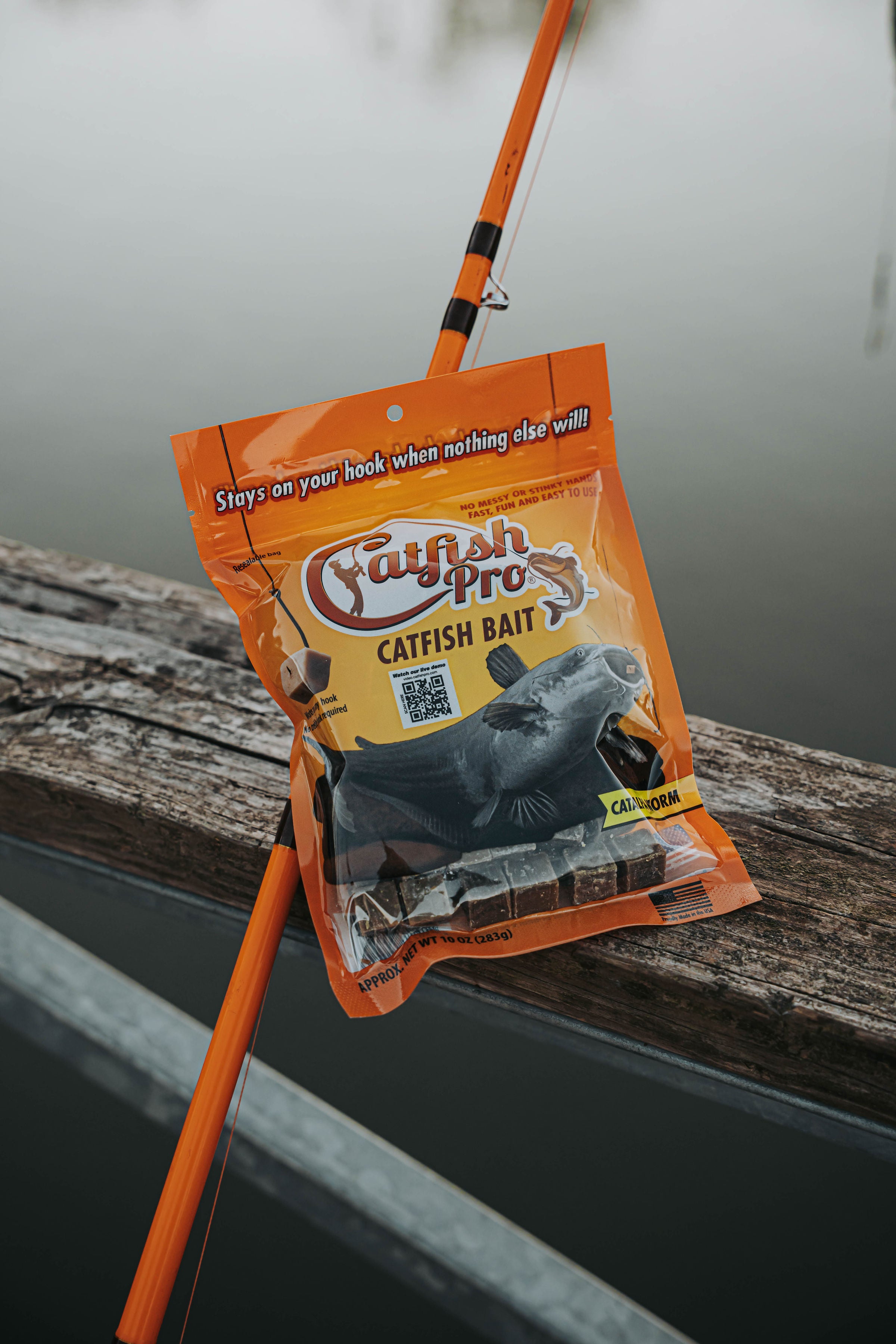 Nothing Else Catfish Pro Bait 10oz Bag (80 Pieces), Mess-Free