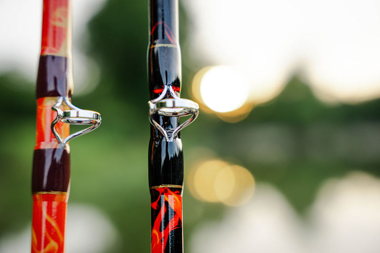 Dragon Fire Rod Collection | Glow-in-the-Dark Rods by Catfish Pro