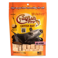 red worm catfish pro square bait front of package