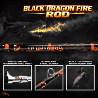 Black Dragon Fire Casting Rod - Catfish Pro