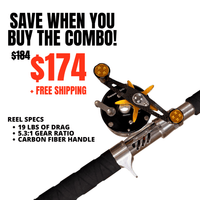 Black Dragon Fire Casting Rod - Catfish Pro