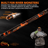 Black Dragon Fire Casting Rod - Catfish Pro