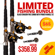 Black Dragon Fire Combo with Power Handle x2 Bundle I Catfish Pro