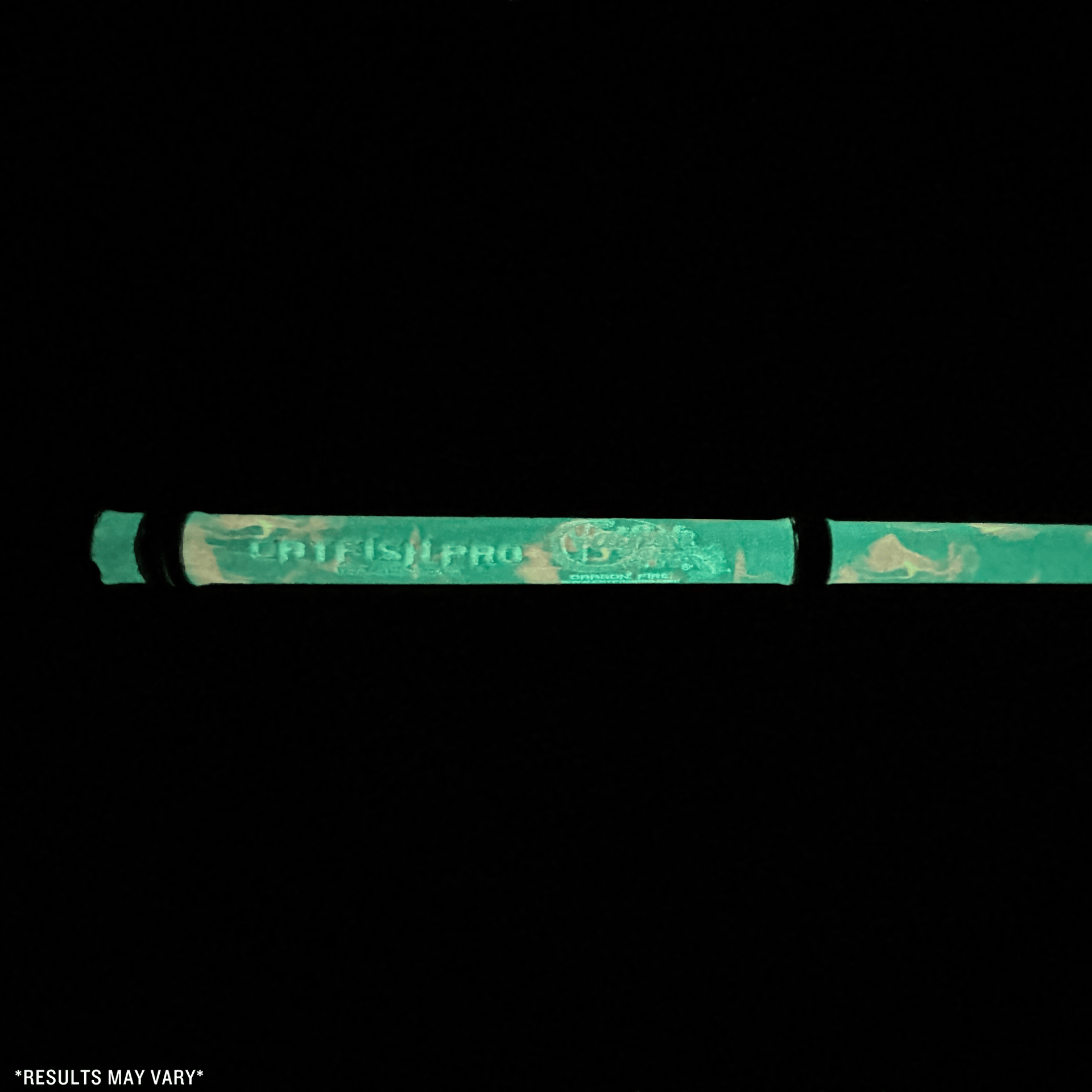 Black Dragon Fire Spinning Glow Rod - Catfish Pro