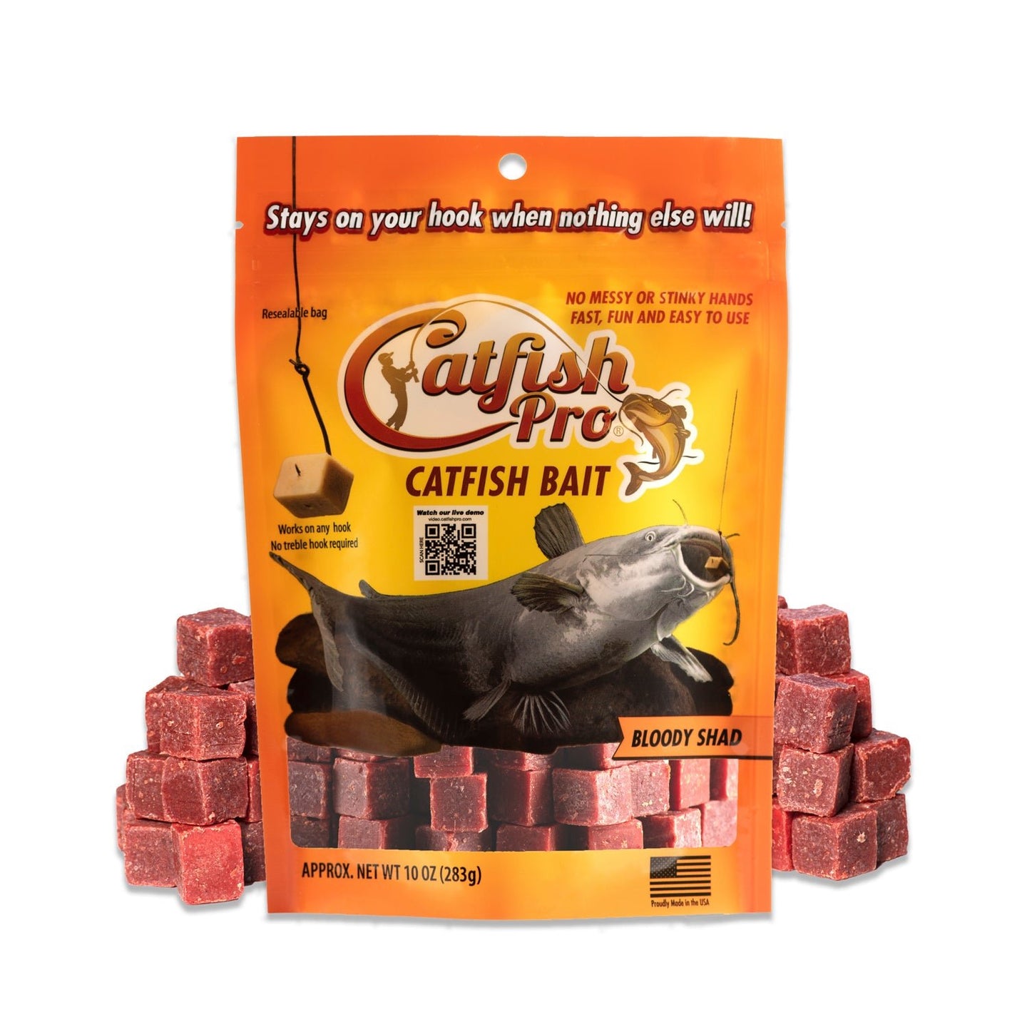 Bloody Shad Catfish Bait - Catfish Pro