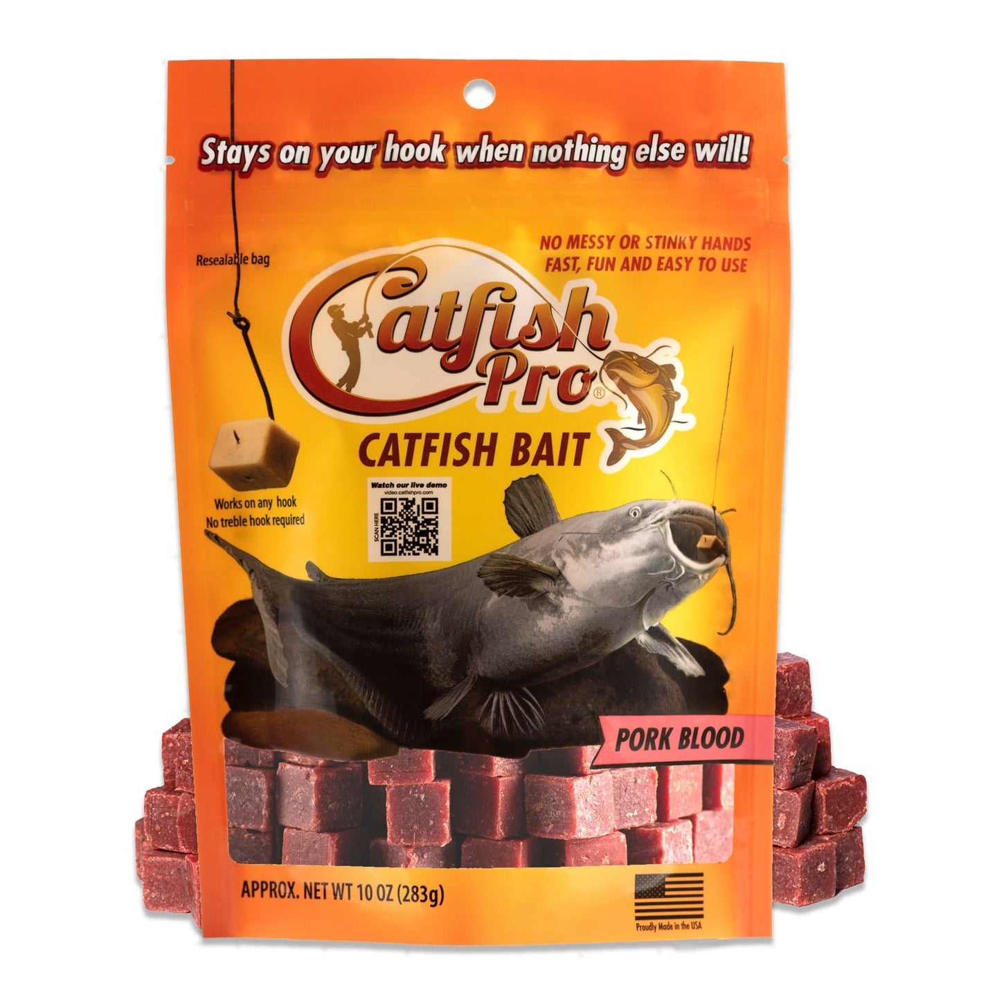 Catfish Pro Pork Blood Catfish Bait - Catfish Pro