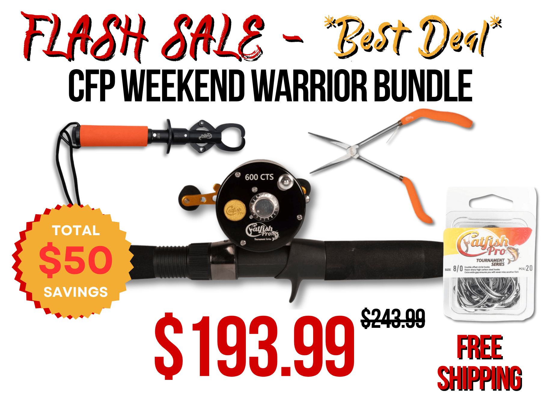 CFP Weekend Warrior Fishing Bundle - Catfish Pro