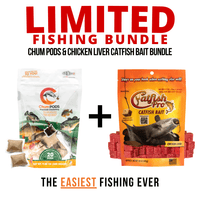ChumPODS with Catfish Pro Chicken Liver Catfish Bait - Catfish Pro