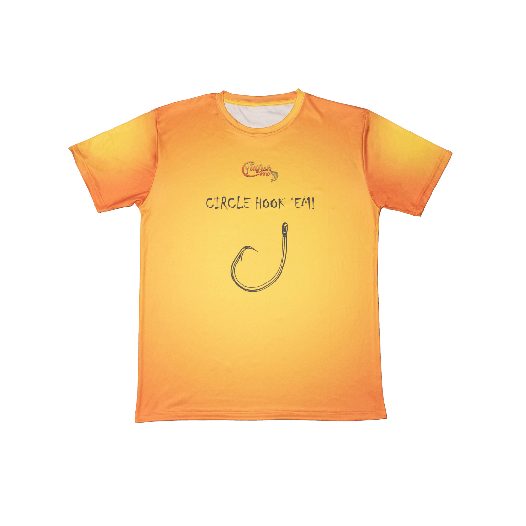 Circle Hook'Em Short Sleeve Fishing Shirt - Catfish Pro