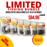 Circle Hooks 5/0 - 10/0 Value Pack Bundle - LIMITED FISHING BUNDLE - Catfish Pro