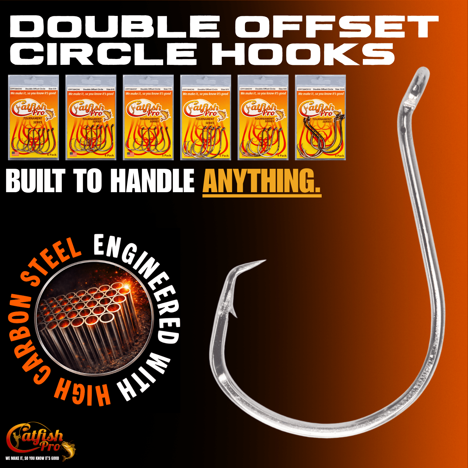 Catfishing Double Offset Circle Hook 6/0 I Catfish Pro Catfishing Double Offset Circle Hook 6/0 I Catfish Pro