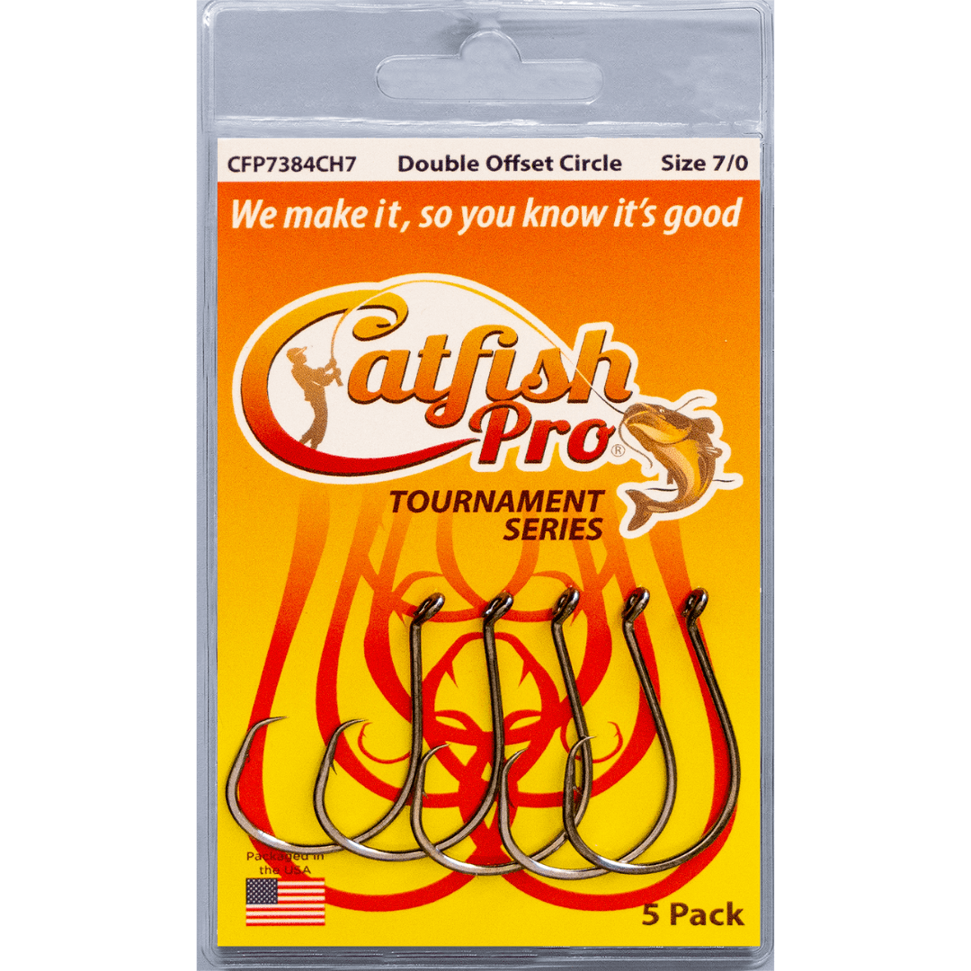 Double Offset Circle Hooks 7/0 - Catfish Pro