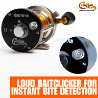 Fishing for Fun Round Baitcaster Reel - Catfish Pro