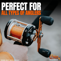 Fishing for Fun Round Baitcaster Reel - Catfish Pro
